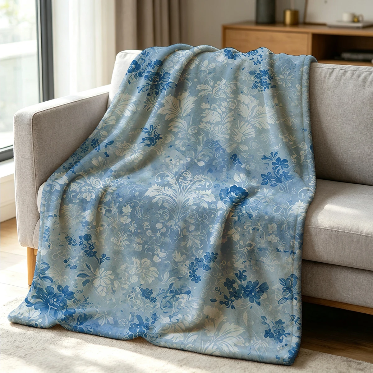 Whimsical Textures Blanket Soft Cozy Throw for Sofa Bed Festive Holiday Decor Gift for Kids and Adults,Lightweight and Warm
