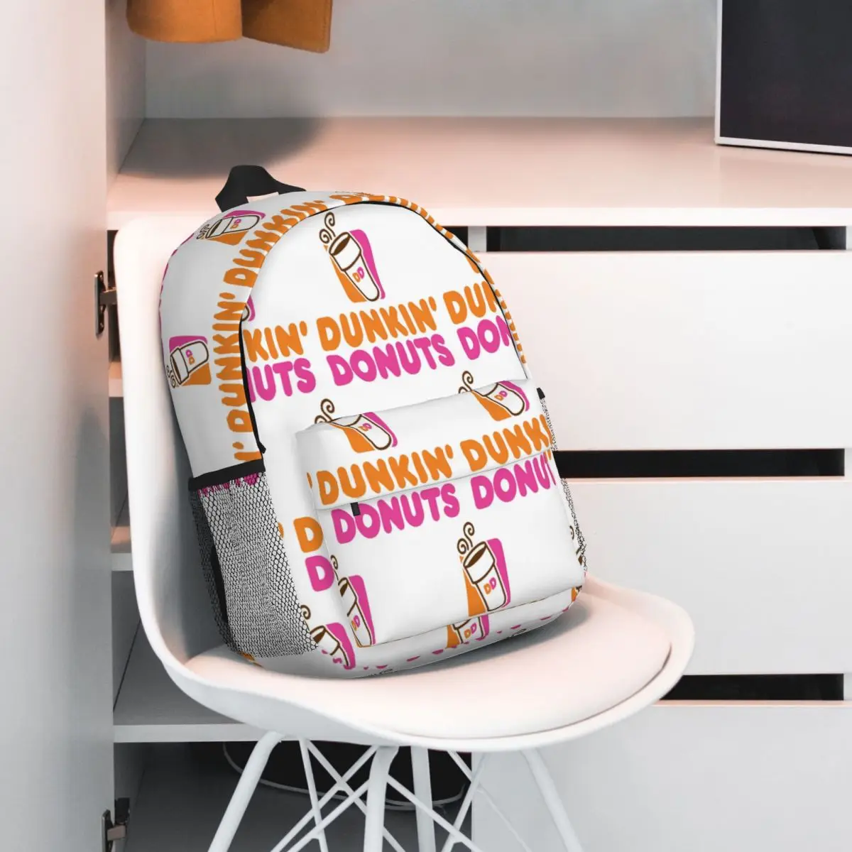 Dunkin Donuts Backpack Student BookBag Men Women School Bag Laptop Shoulder Bags view 6