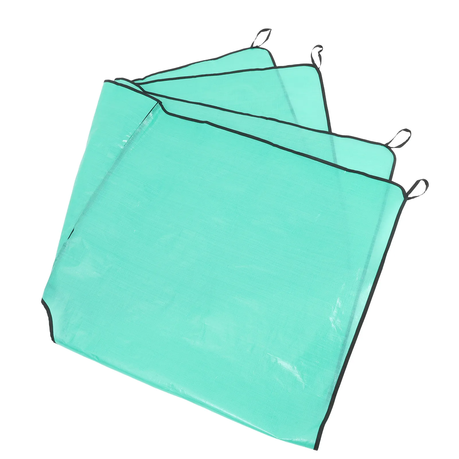 Heavy Duty Waterproof Tree Pruning Tarp 200x200cm Center Hole Yard Leaf Collection Garden Cleanup Mat