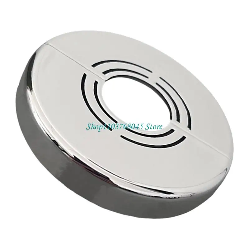 

R53F ABS Shower Pipe Cover Wall Flange Faucet Cover Conceals Plumbing Enhances Bathroom Multiple Sizes