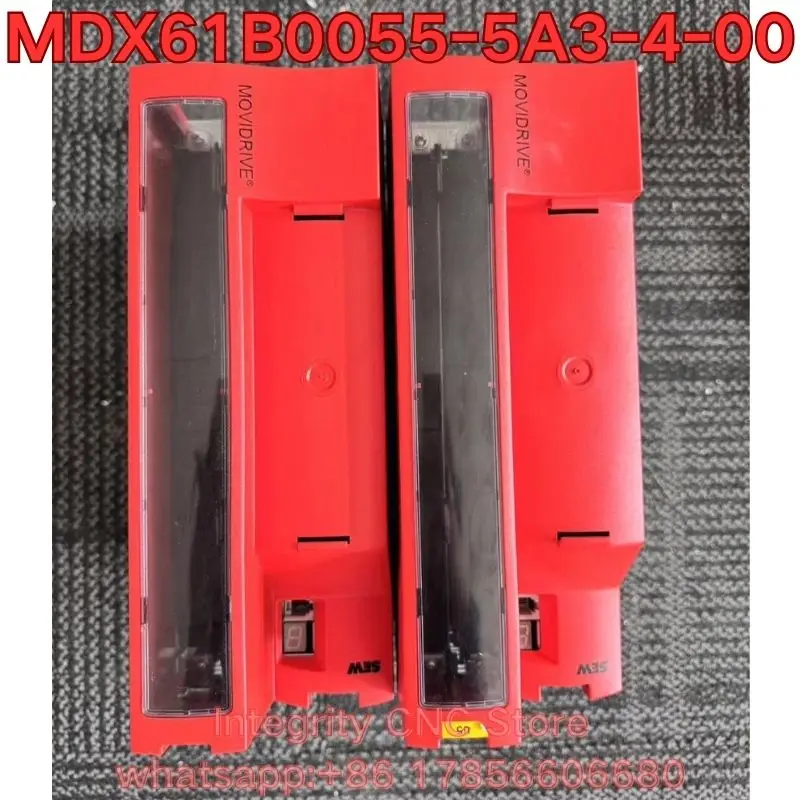 Second-hand MDX61B0055-5A3-4-00 inverter function test is normal