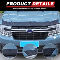 Para Ford Maverick 2022-2025 TPE capó de coche sujetador capó arena y piedra Deflector cubierta de protección accesorios de coche