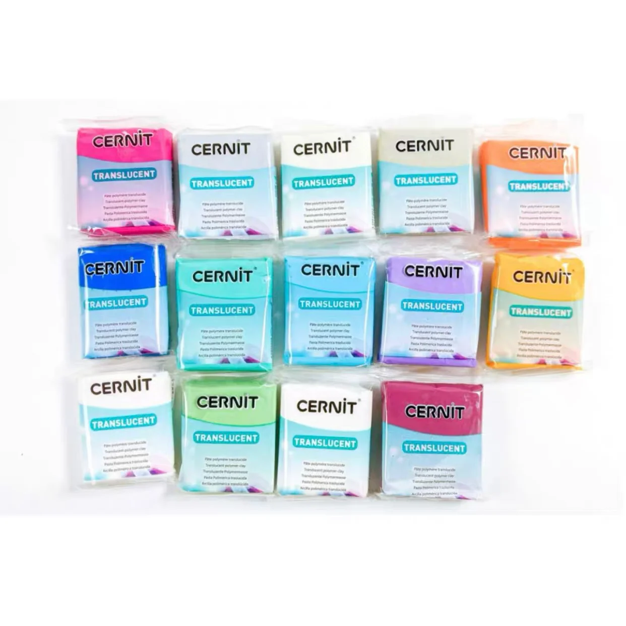 56g/2oz CERNIT Translucent Polymer Clay Professional Soft Oven Baking Clay Mud From Belgium