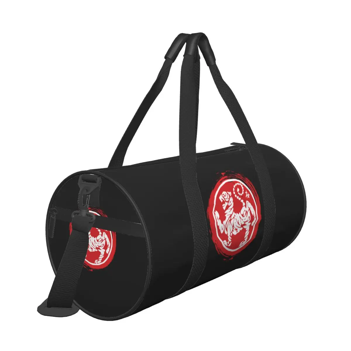 Karate Logo Sports Bags Martial Arts Japanese Tiger Training Gym Bag Large Funny Handbags Men's Printed Portable Fitness Bag