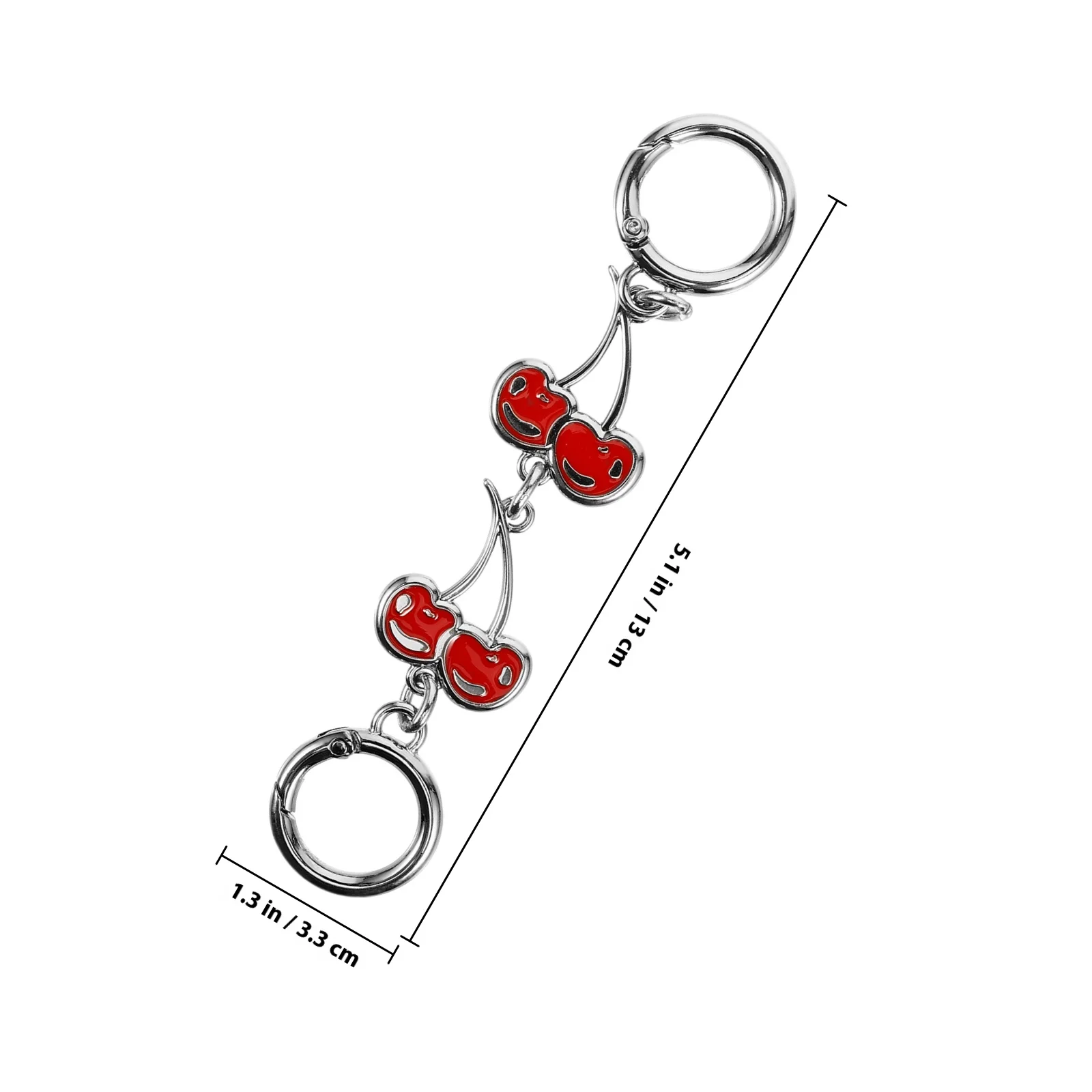 حقيبة الكرز سلسلة موسع محفظة حزام حقيبة يد حزام تمديدات Crossbody قابل للتعديل طول حقيبة كتف حمراء ملحق الموضة