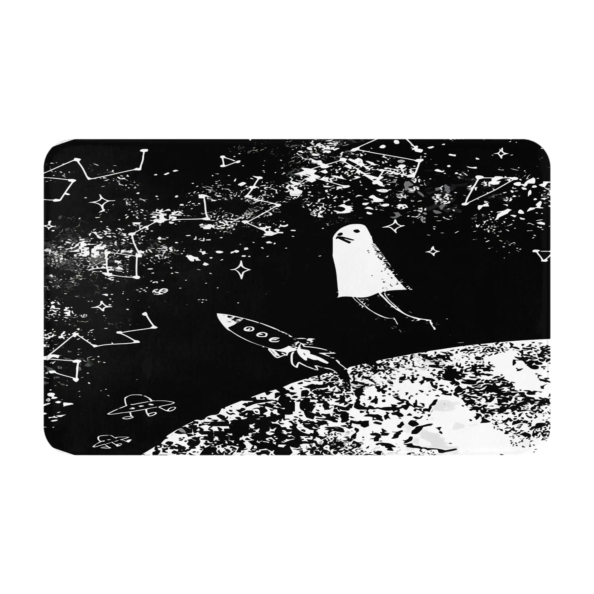 Oyasumi Goodnight Constellations Anti-Slip Doormat Bedroom Mat Punpun Waterproof ModernDecor