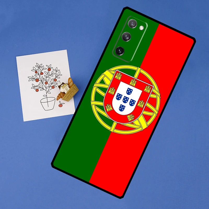 Portugal Flag Case For Samsung Galaxy S21 S20 FE Note 20 Ultra Note 9 10 S8 S9 S10 Plus Phone Cover