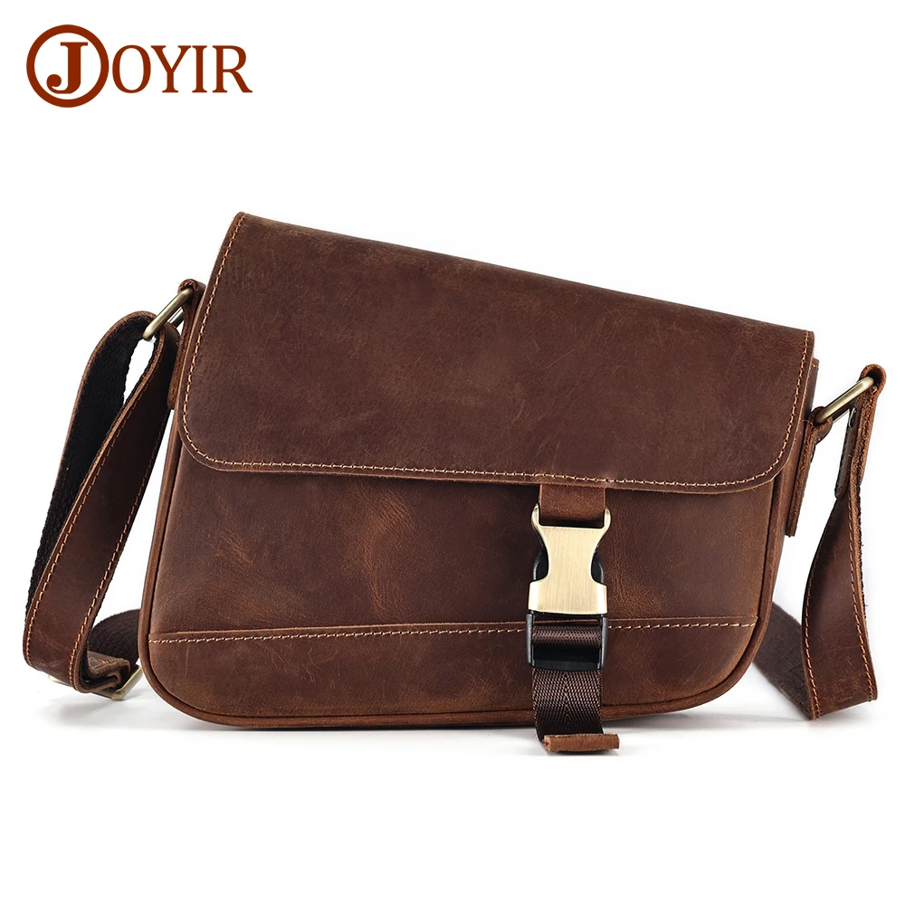 JOYIR Genuine Leather Men Shoulder Bag for 9.7