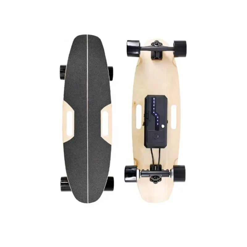 

Airo ESK8 Hot Selling 8-Layer Maple Youngsters Electric Skateboard 16MPH 7 Miles Range Removable Battery 350W Dual Motor 100kg