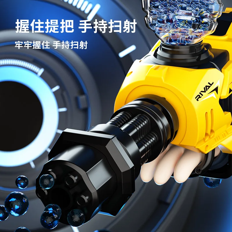 ガトリングメカニカルピストル,おもちゃの銃,電気バースト,屋外でのインタラクティブな戦闘,チキン,新品