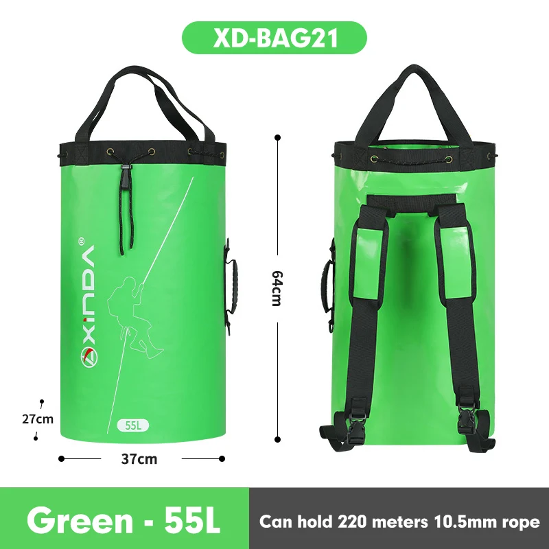 Xinda Outdoor Klettern Seil Tasche Rettungsausrüstung Paket Entwässerung Seil Sammlung Rucksack Umhängetasche 7