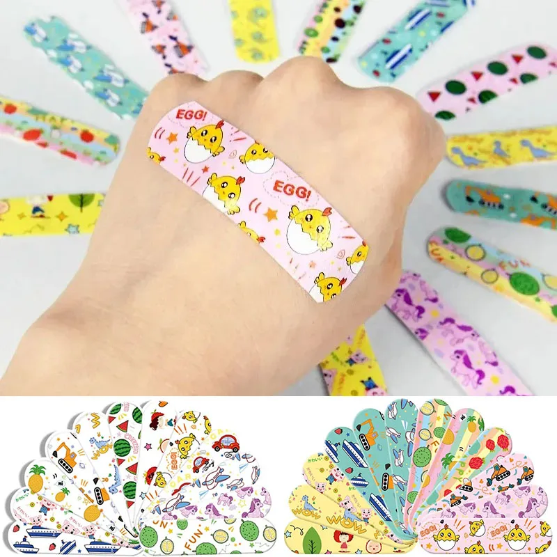 

10/30/50/100pcs Cartoon Pattern Children'S Adhesive Tape, Children'S Hemostatic Tape, Adhesive Tape, First Aid Tape
