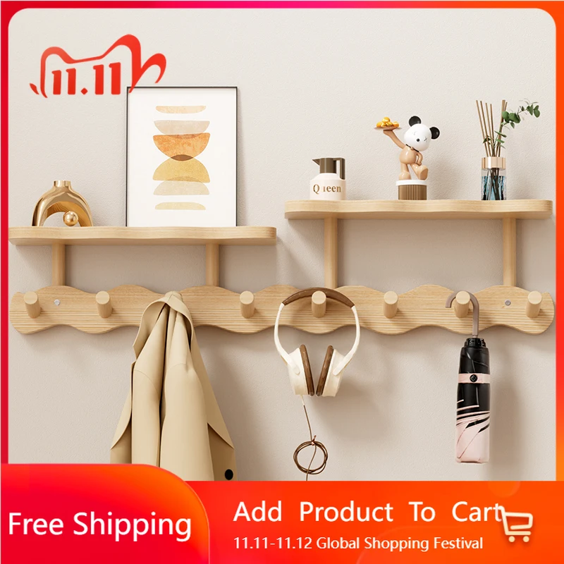 

Wooden Clothes Coat Racks Wardrobes Wall Dress Corner Shelf Coat Racks Minimalist Space Saving Arara De Roupa Home Furniture