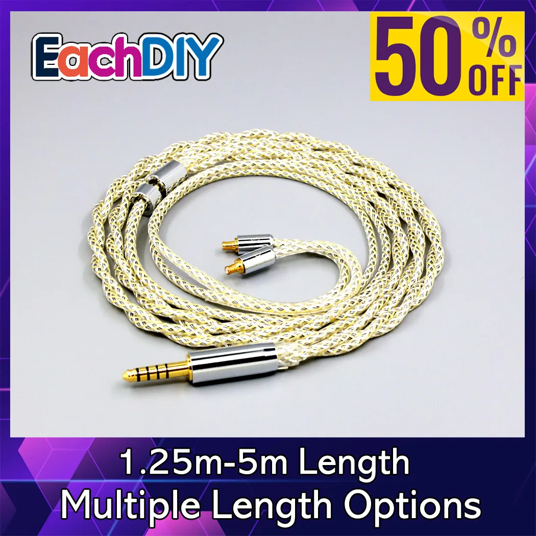 

Кабель для наушников TypeS 23AWG Litz Shielding Silver OCC для Audio Technica ATH-CKR100 CKR90 CKS1100 CKR100IS CKS1100IS LN008941