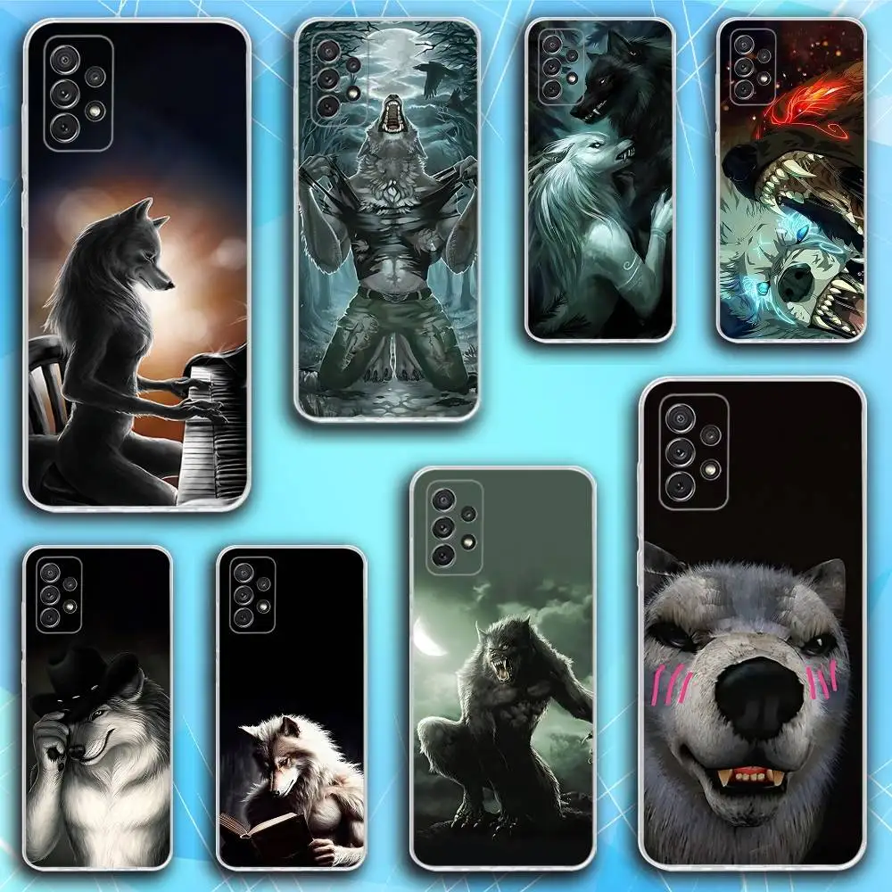 

Alpha S-Sigma Wolf Phone Case For Samsung S30,23,21,22,20, FE lite,S10,9,8,7 PIus Note20ultra Soft Transparent