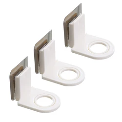 3pcs Wall Mounted Self-Adhesive Shampoo Shower Gel Bottle Holder Shelves Hanger Wall Mounted Suction Cup Bathroom Accessories