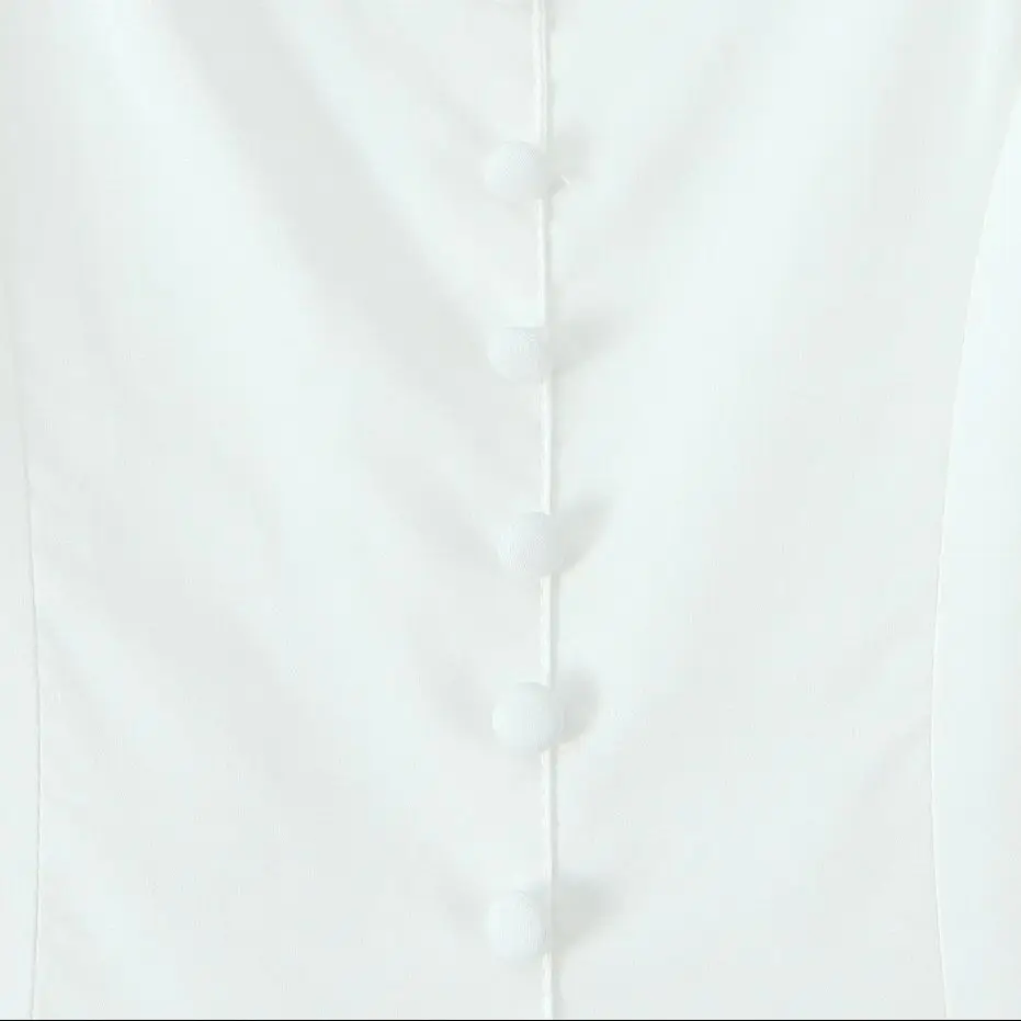 2025 Sexy White 3D Bow Strap Midi Long Tank Dress Women Slim Low Waist Spliced Lace Pleated Hem Swing Sling Dresses Party Robe