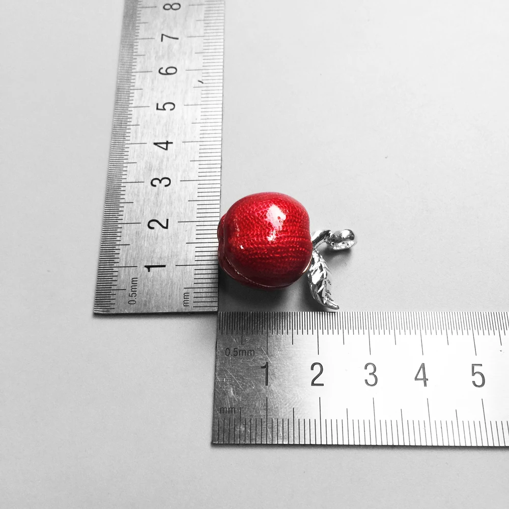 Pendant Apple Brand New Fine Jewelry Europe 925 Sterling Silver Vintage Gift For Women