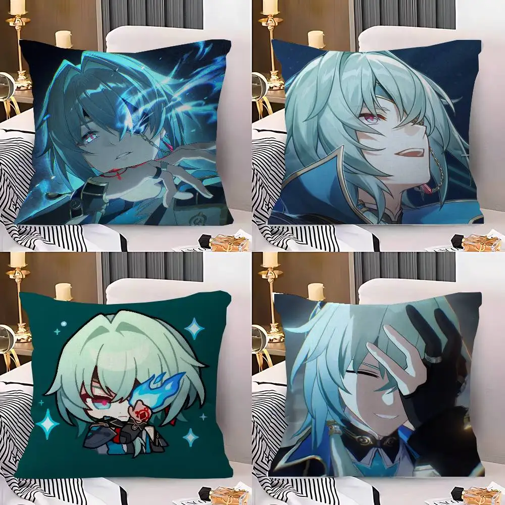 Honkai Star Rail Anaxa pillow cover sofa cushion cover home room decoration children gift