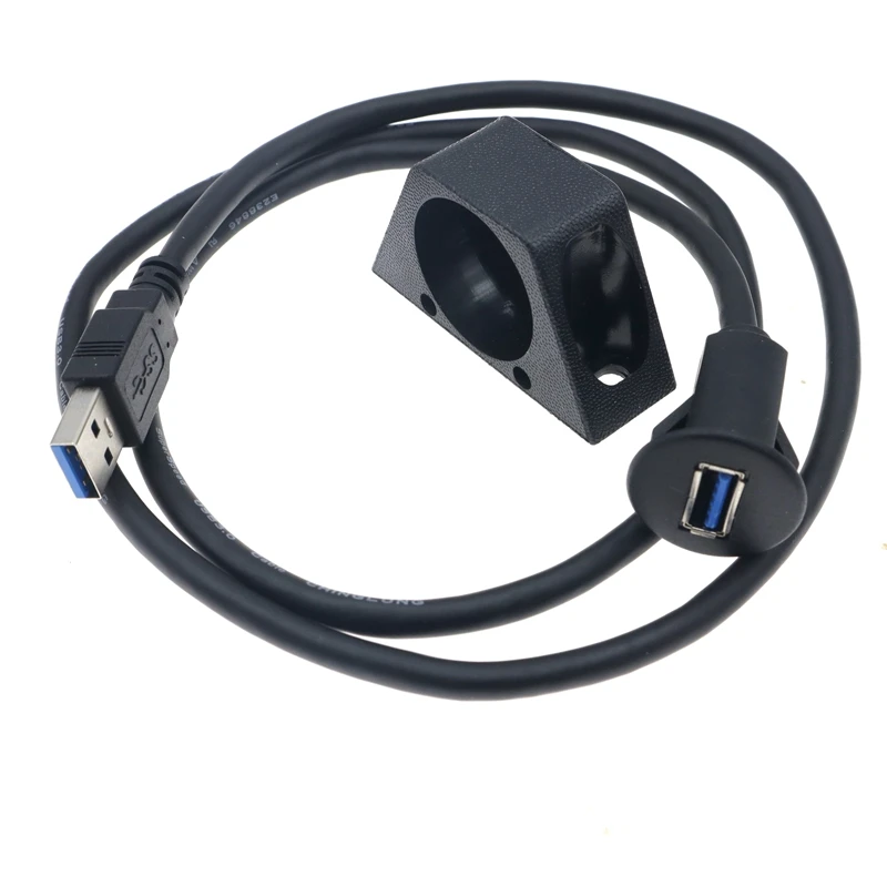 USB 3.0オス-メスフラッシュマウントパネル,ダッシュボードケーブル,防水,シールドホルダー,高速,車,オートバイ,ボート,新品