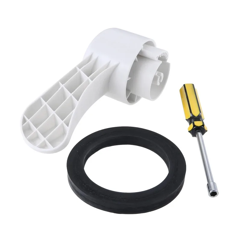 RV Toilet Flush Foot Pedal Kit for Dometic 300 310 320 321 Series with Seal Gasket and Install Tool