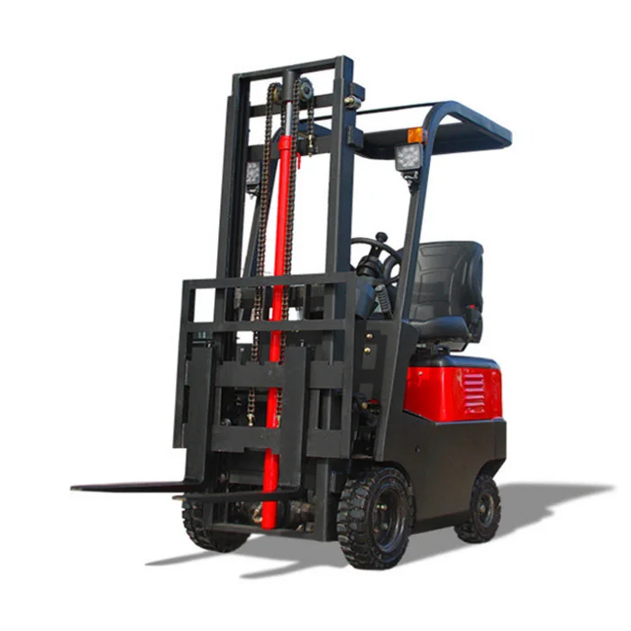 1T Capacity Electric Pallet Small Forklift With Battery Truck Rechargeable Volume 48V Forklifting Machine Can Enter Narrow Way