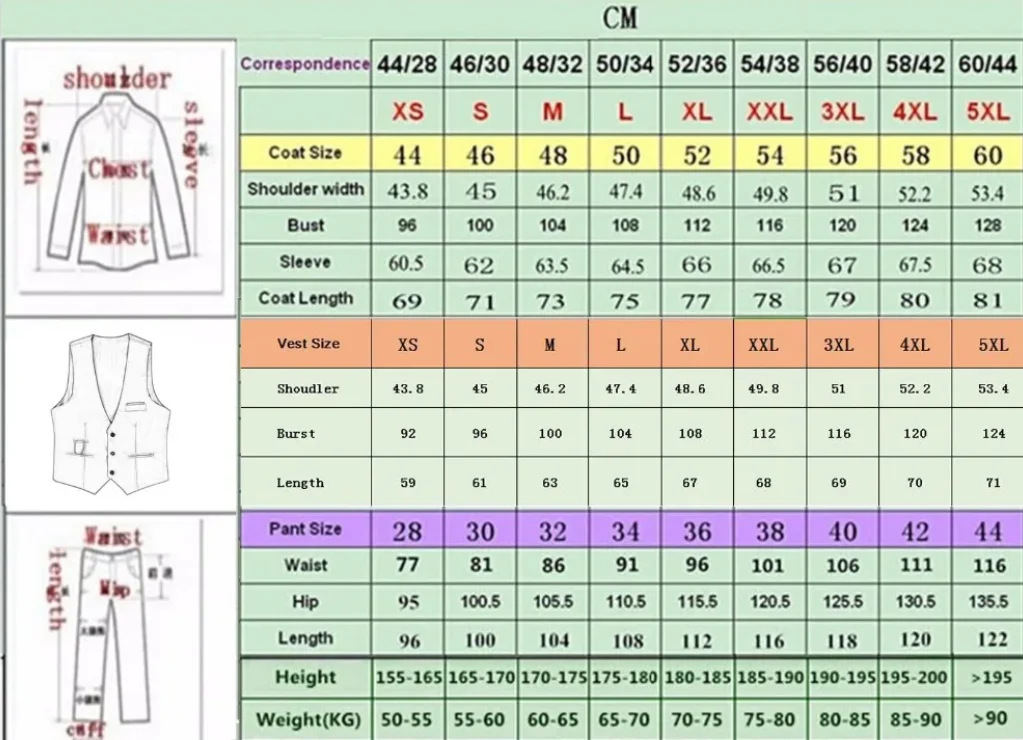 ชุดสูทแต่งงานผู้ชาย 3 ชิ้น - เ - Men'S Formal Wear Not Suit บทวิจารณ์และราคา