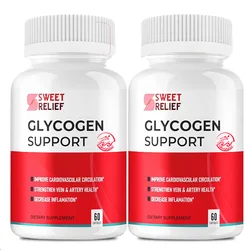 Sweet Relief glycogen supports 60 capsule blood container cleanser supplements, advanced formula promotes overall health