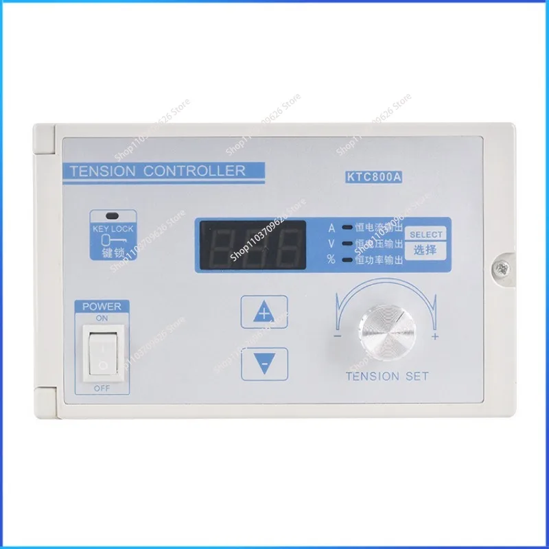 KTC800A Tension Controller 24V Tension Control Magnetic Particle Brake Clutch 0A-4A Manual Digital Display