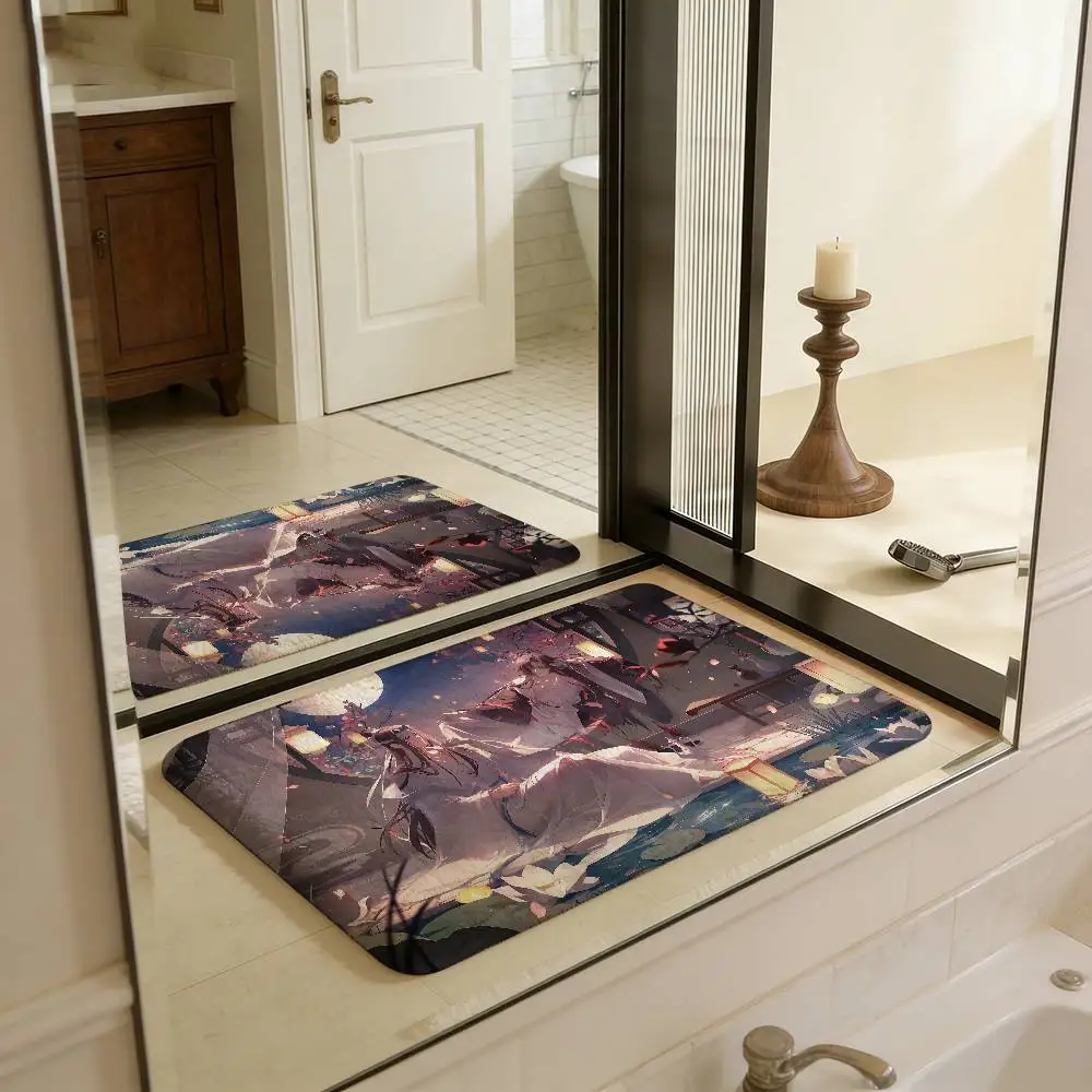 Anime Grandmaster Mo Dao Zu Shi Kitchen Mat Kids Room Bedroom Decoration Balcony Anti-Slip Doormat Living Room Alfombra