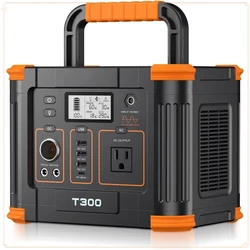 300W Portable Power Station (Peak 600W) 288Wh solar generetor ,10V/220V with 60W USB-C PD Output Pure Sine Wave AC Outlet Backup