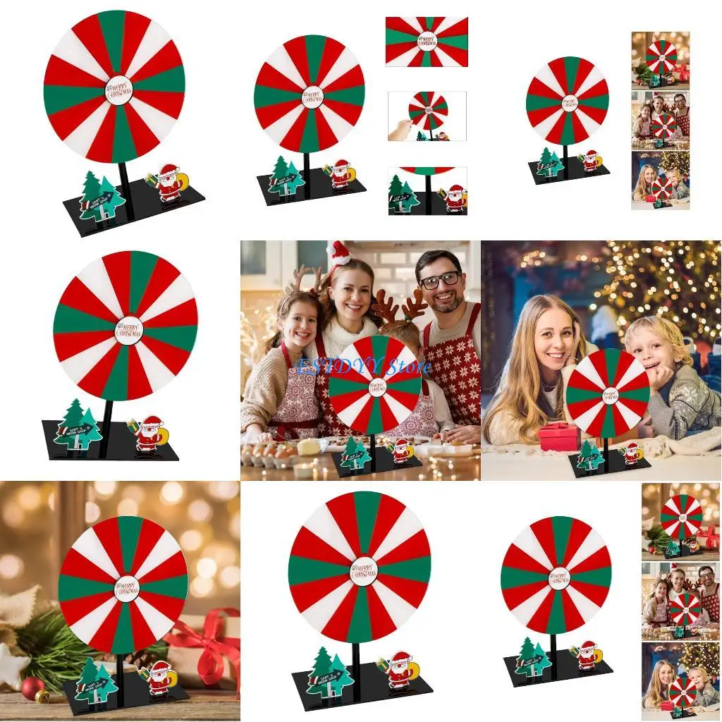 عجلة ألعاب دوارة من النوع الثقيل G6DE عجلة ألعاب ملونة قابلة لإعادة الاستخدام مع قاعدة معدنية متينة للأطفال والكبار