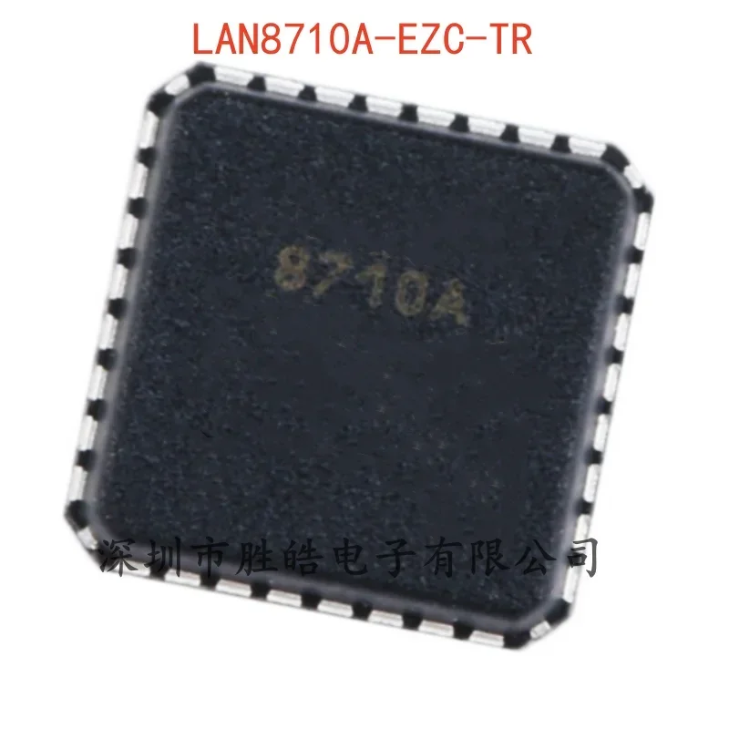 

(2PCS) NEW LAN8710A-EZC-TR LAN8710A Ethernet Chip QFN-32 LAN8710A-EZC-TR Integrated Circuit
