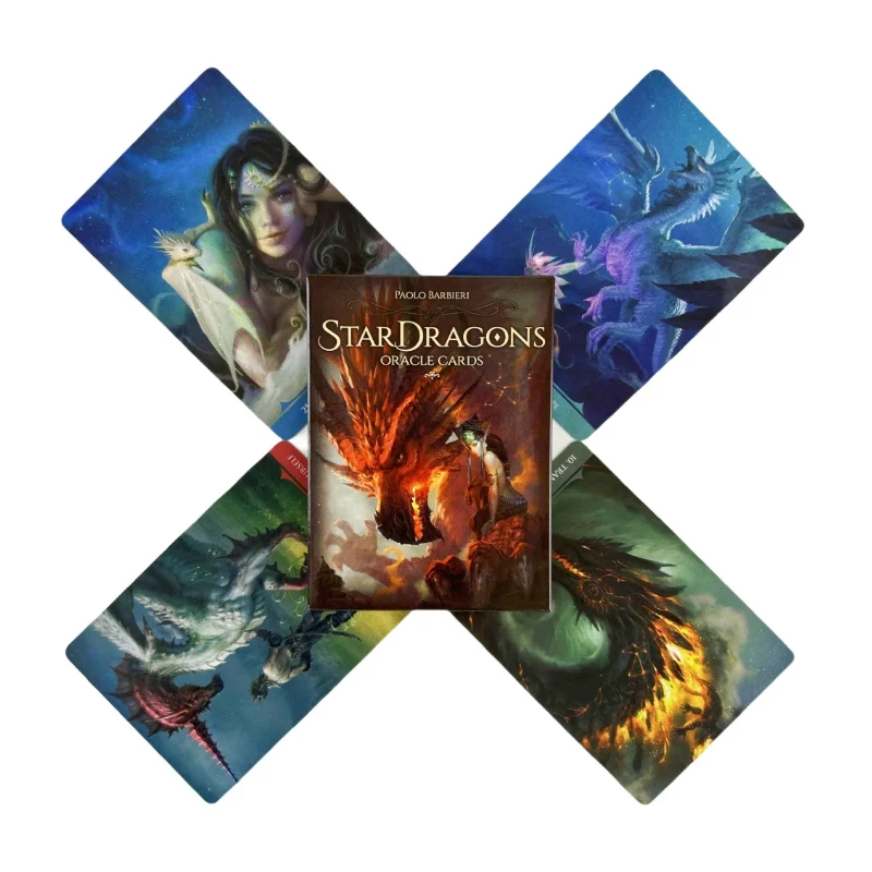 Star Dragons Oracle Cards Game Fortune-telling Tarot Divination Edition Creativity Messages Board Deck