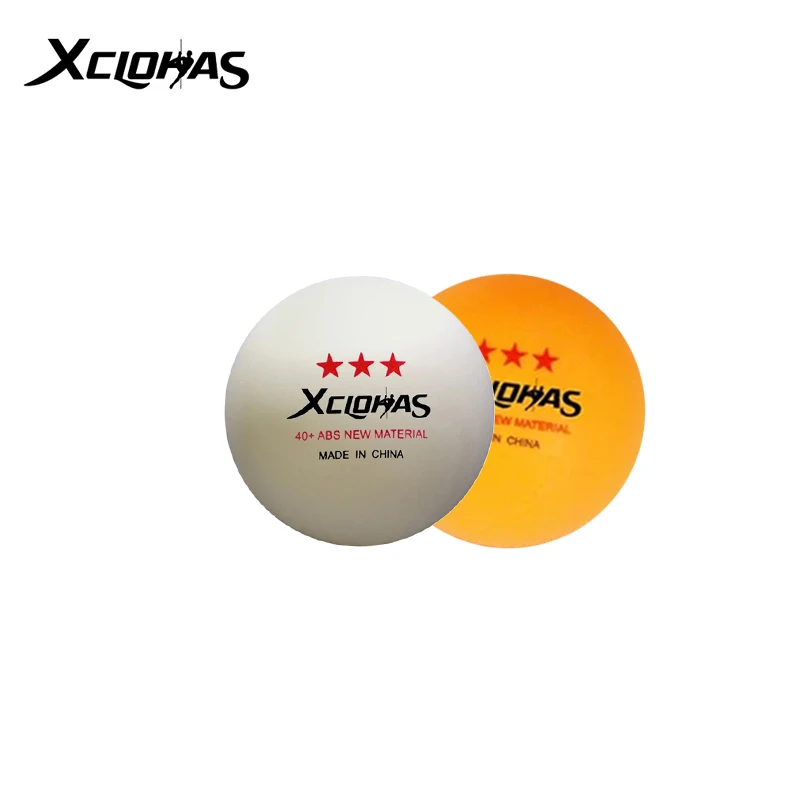 XCLOHAS 3-Star Table Tennis Balls, ABS Plastic Ping Pong Training Balls, 40+ 2.8G, 50 Pcs, 100 Pcs, 200Pcs