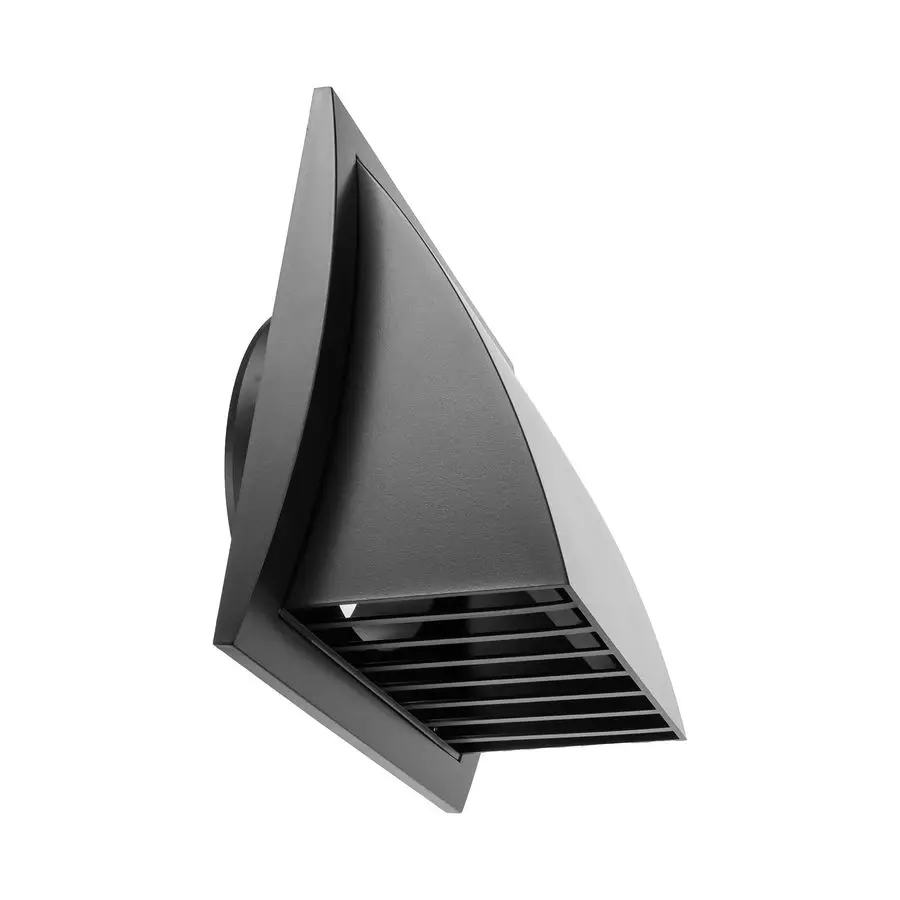 

Market 6 Inch Anthracite Dryer Vent Hood Duct Cover for Walls or Ceiling ABS Plastic Protection Hood With Rain Cover and Backdra
