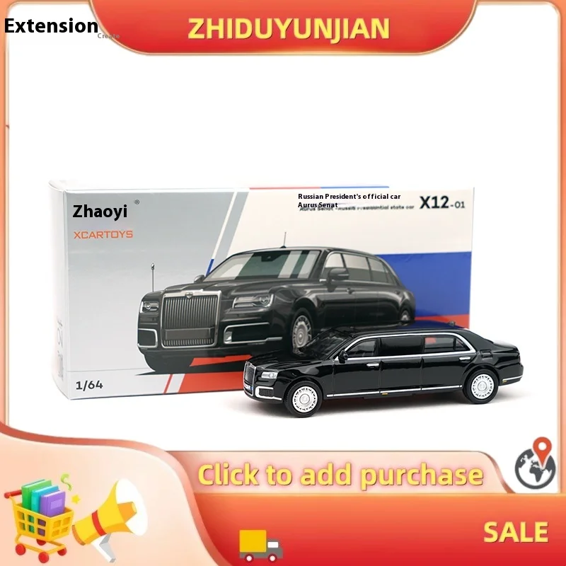 Xcartoys 1:64 Aurus Senat-véhicule d'état présidentiel russe moulé sous pression modèle de voiture Miniature de Collection