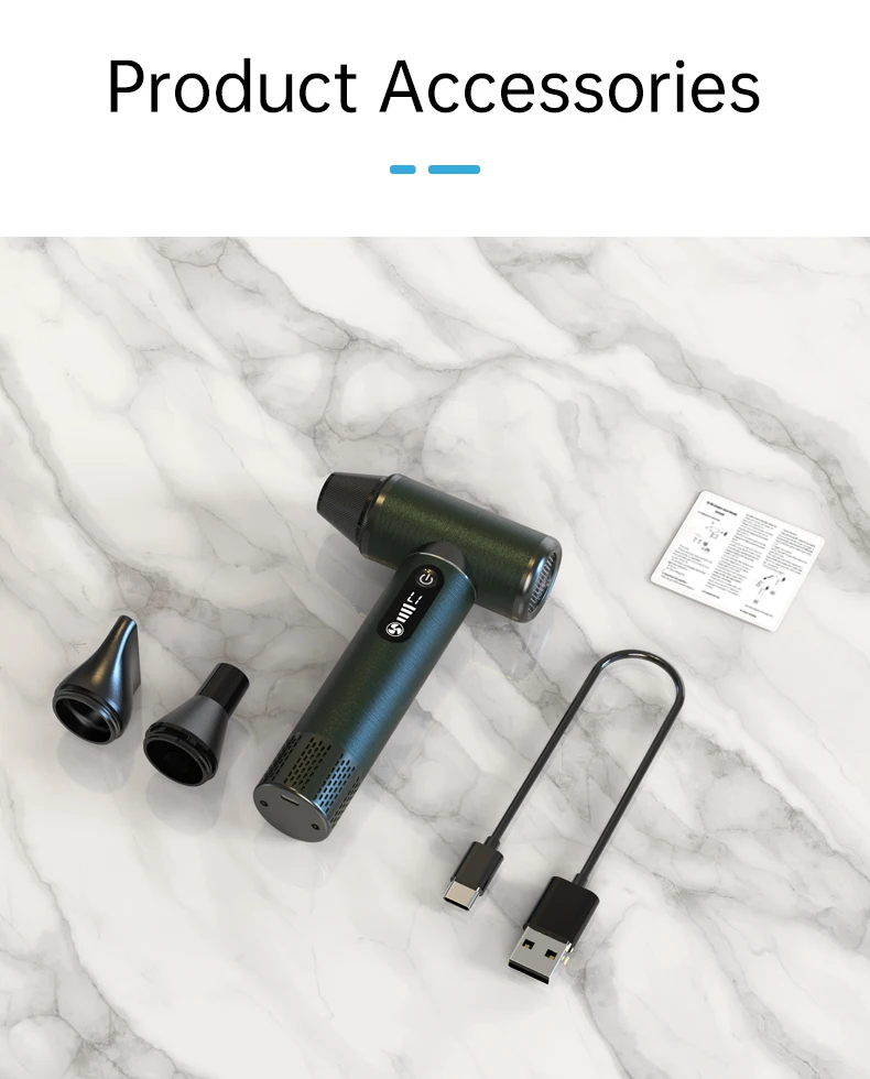 

650000RPM Violent Fan Powerful Electric Air Blower Portable Dust Cleaner TypeC Charging 55m/s Brushless Turbo Jet Fan Blower