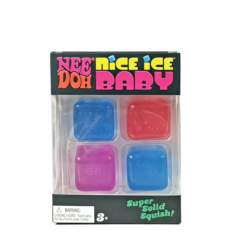 Nuevo Juguete Sensorial Needoh Nice Ice con Forma de Bebé, Súper Sólido, Antiestrés, para Aliviar la Ansiedad y Relajarse en Adultos