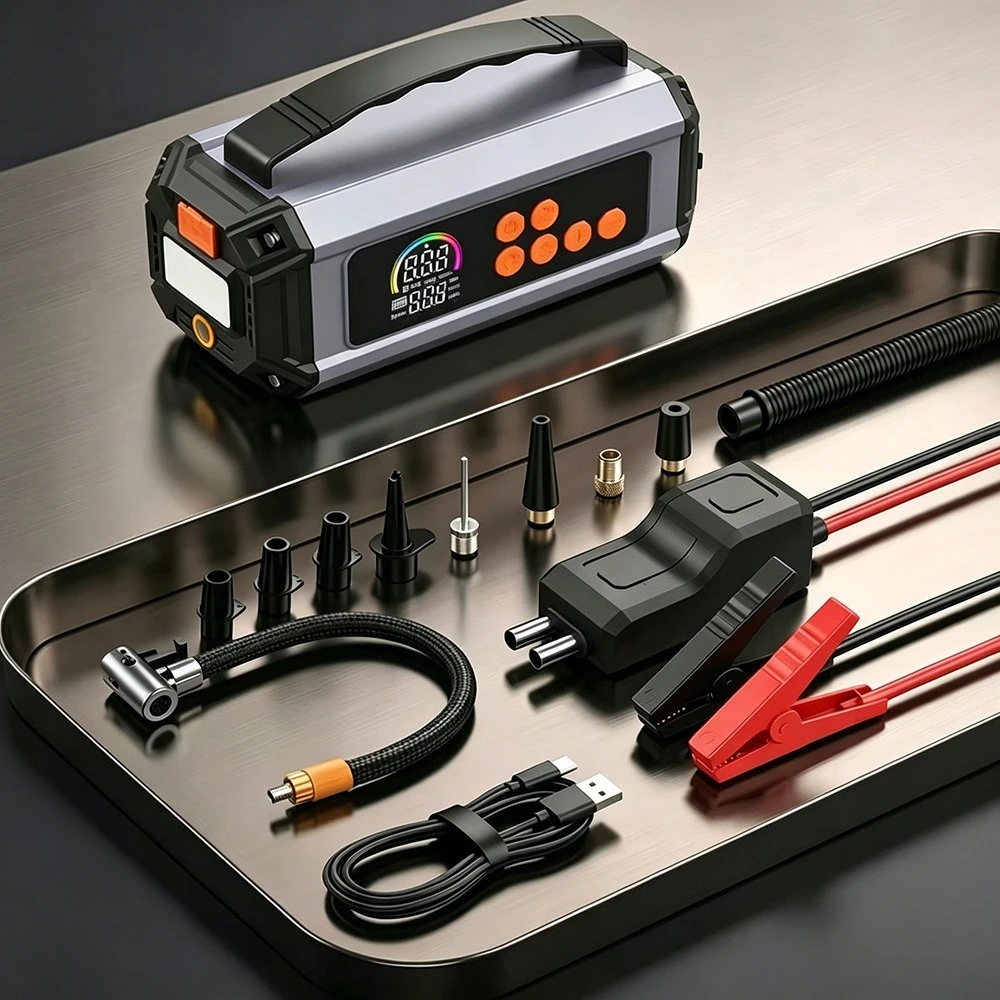 

Wireless Rechargeable Auto Air Pump for Vehicles
