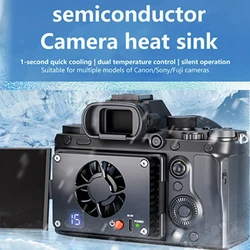 Camera Heat Sink Cooling Fan Radiator 4K Recording Kit For Sony ZV1 ZV-E10 ZVE1 A7C A7C2 A7IV For Canon R5 R6 R7 R8 90D