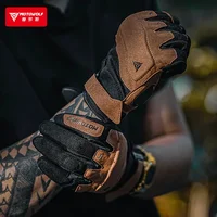 Motowolf-guantes de malla para ciclismo y motocicleta, equipo Retro para motorista todoterreno, accesorios para motocicletas con pantalla táctil, verano