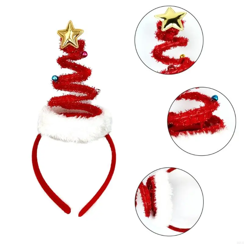 D0ub kerstveerboom haar hoepel tree headbands feest gunsten voor creatieve foto rekwisieten decoratie vakantiesparen