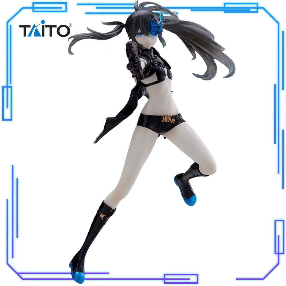 

В наличии: Оригинальный аниме-продукт TAITO, черный цвет ★ Коллекционная фигурка Rock Shooter: Dawn Fall Empress Awakened Ver, 18 см, модель-игрушка, подарок