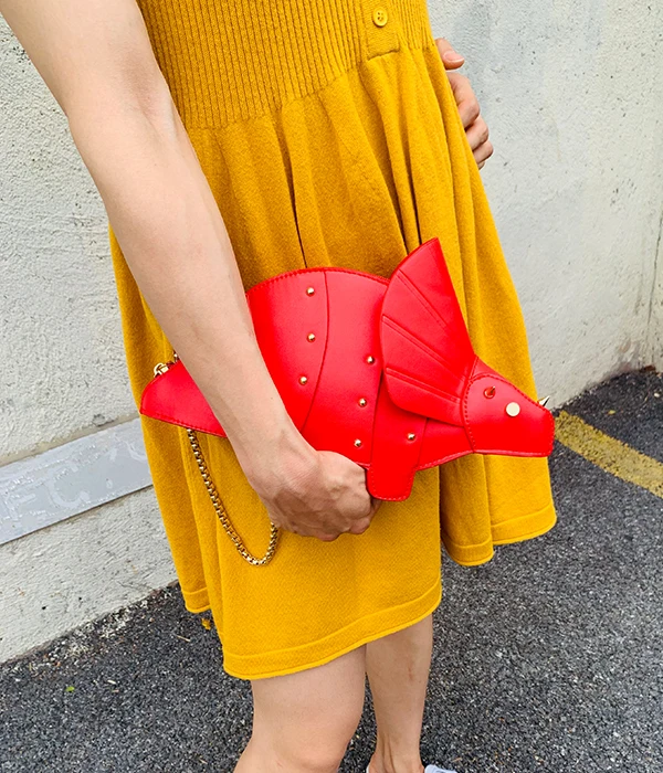 Triceratops Mini Borsa a tracolla per donna Borse e borsette Borsa a tracolla con catena di moda Pochette Borse firmate da ragazza chic 2021