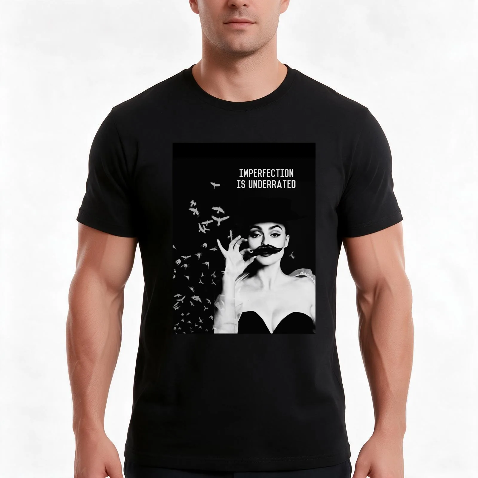 HELENA BONHAM CARTER - IMPERFECTION IS UNDERRATED T-Shirt Summer Casual Cotton Tee Oversized Streetwear Tops Unisex Men Women
