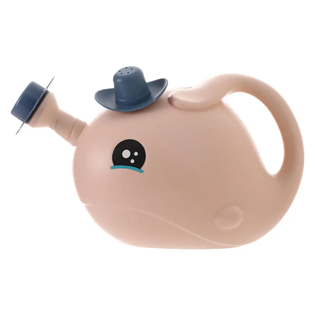 1Pcs Whale-Shaped Plastic Watering Pot Small Watering Can for Indoor Outdoor Plants Flowers Succulents Garden Tool Creative