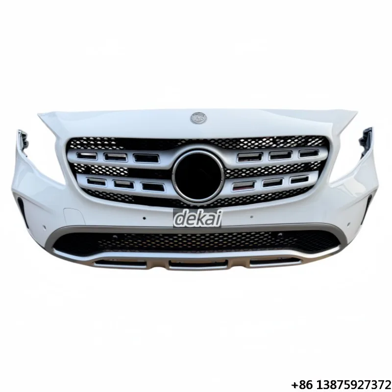 Suitable for Replacement of the Front Bumper Assembly W156 for  GLA-Class Models: GLA200, GLA220, GLA260.