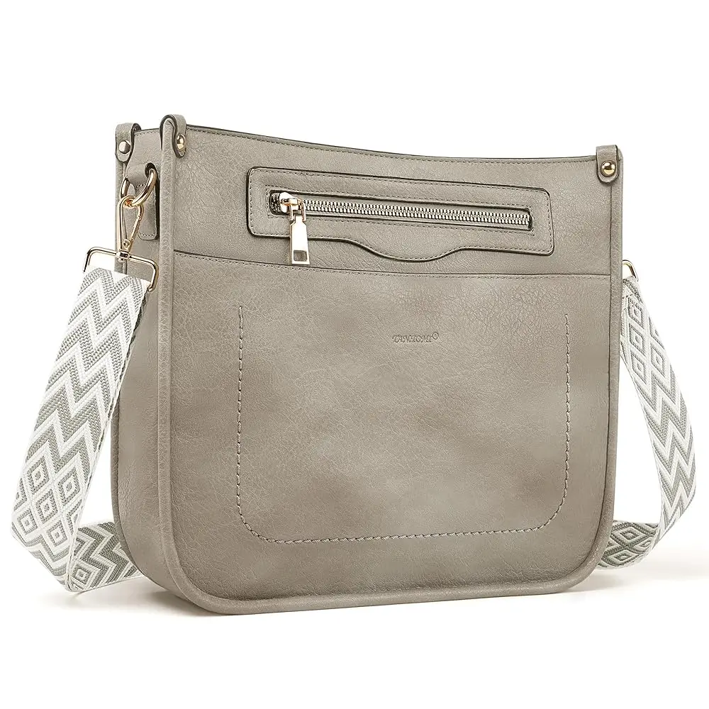 

Vegan Leather Crossbody Bags for Women Travel Purse Multi-Pocket Trendy Handbags & Womens Crossbody Bag