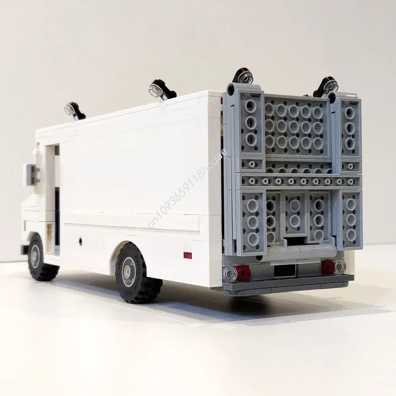 533PCS Transporter Doc Bruin Waarde Van Van Terug Naar De Toekomst Model Moc Bouwstenen Stapelen Bricks Creatieve Kid speelgoed Gift
